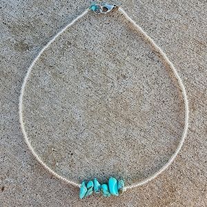Turquoise stone necklace